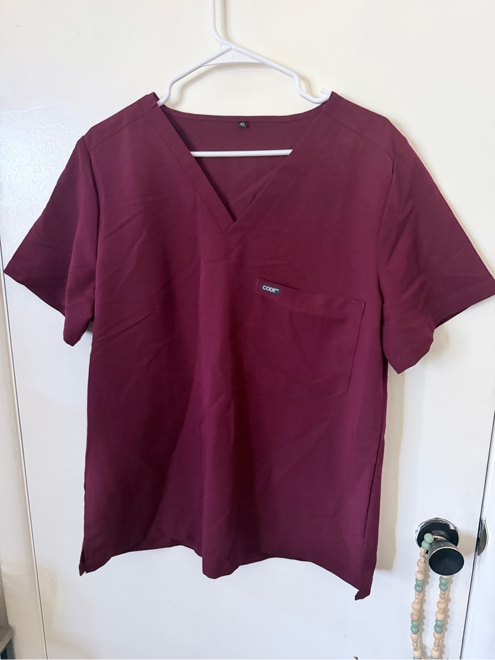 Code scrub top NWOT
